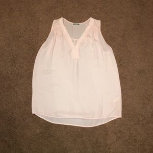 Pink chiffon tank